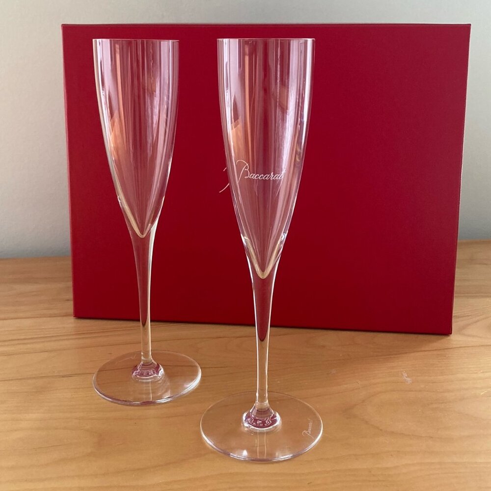 Baccarat Champagne Flutes